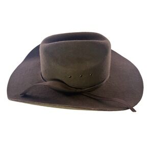 Twister Hats By M&F Brown Wool Felt Cowboy Hat Youth XL OSFM Fits Size 7